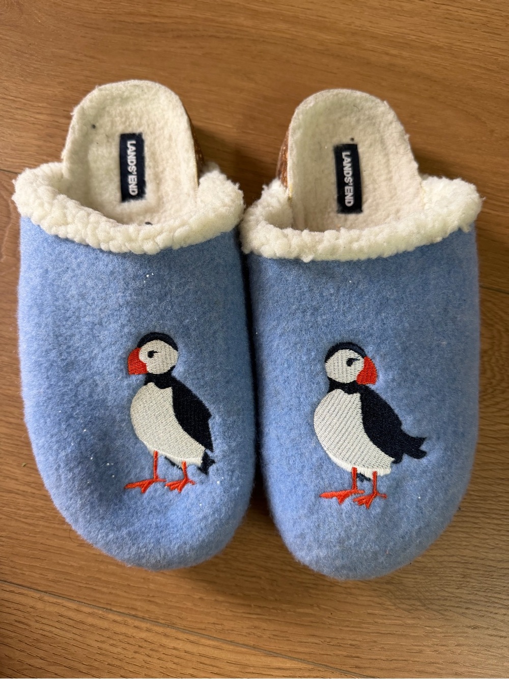 Lands’ End Puffin Slippers